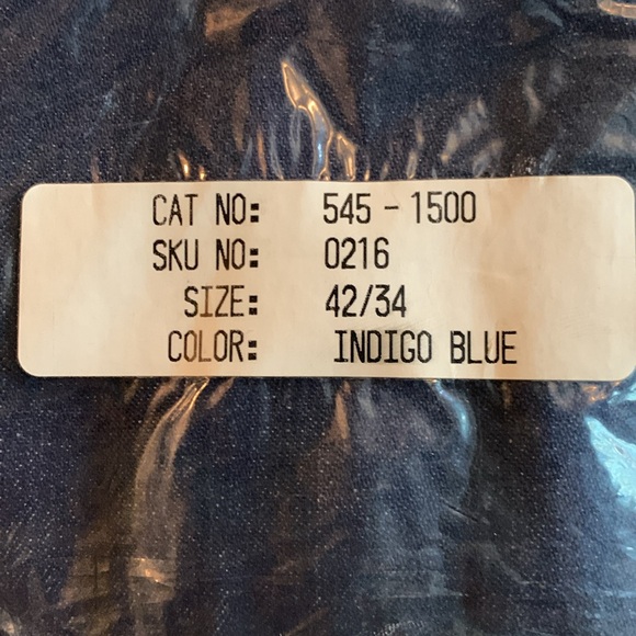 NWT Men’s Dickies utility jeans. Indigo blue. Size 42 x 34 - Picture 6 of 6